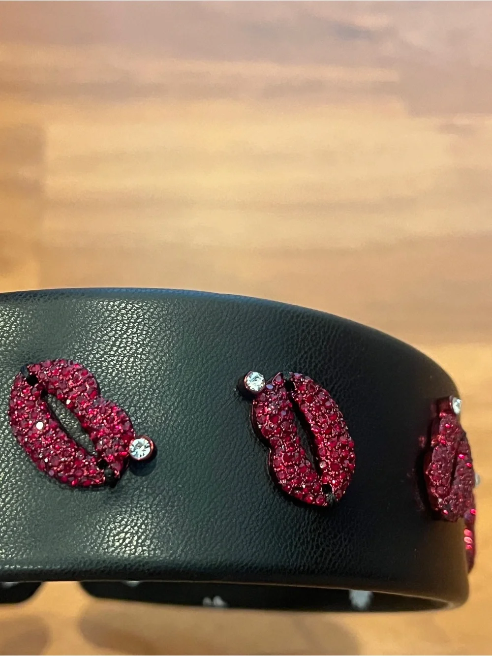 Lele Sadoughi Marilyn Monroe Pave Kiss Headband - NWT